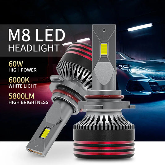 2PCS 9005/HB3 9006/HB4 H7 H11 H4 H1 LED Headlight