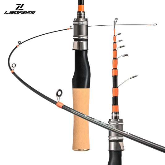 New Casting Telescopic fishing rod Spinning 150cm Portable Fishing