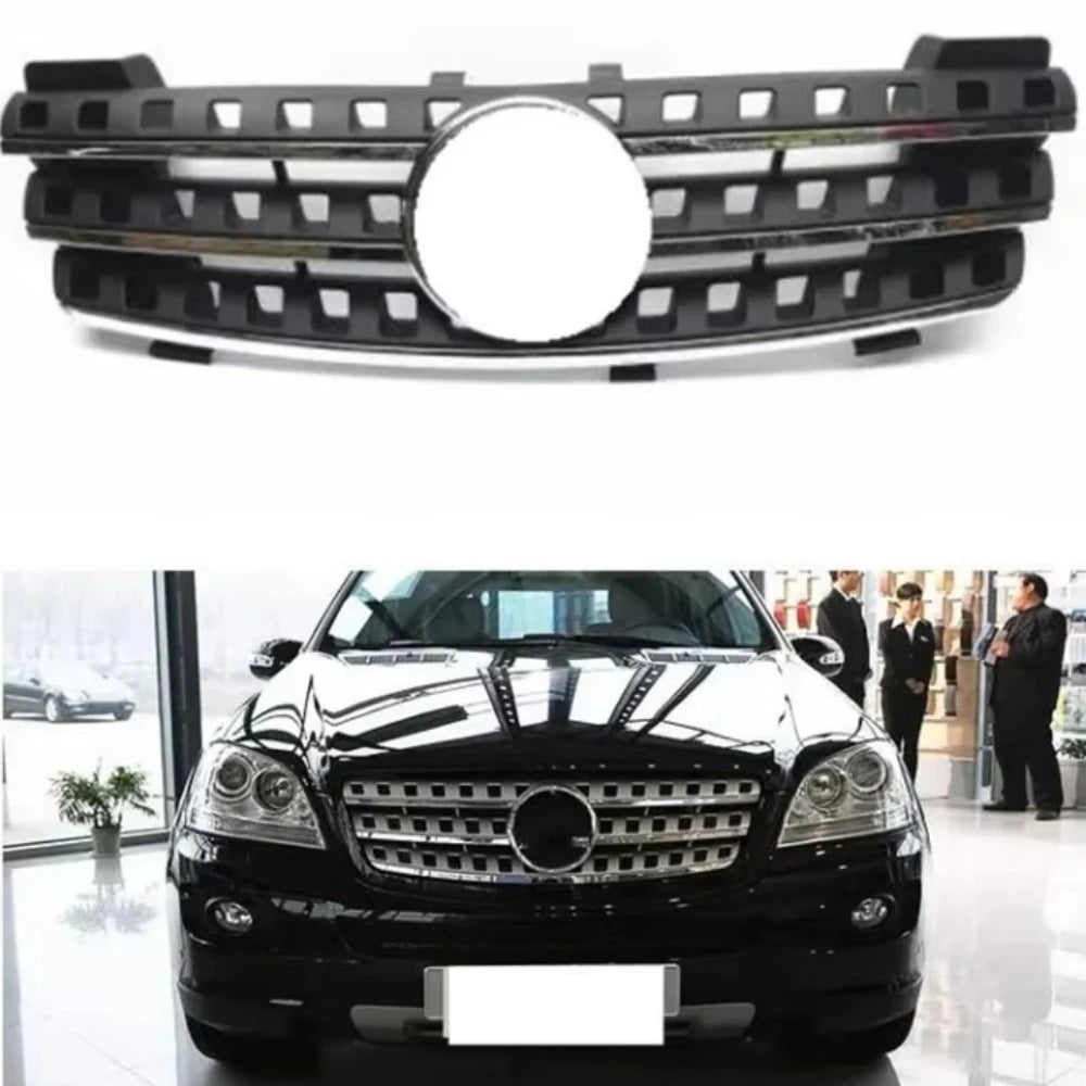 Front bumper grille ventilation network For Mercedes-Benz ML-Class