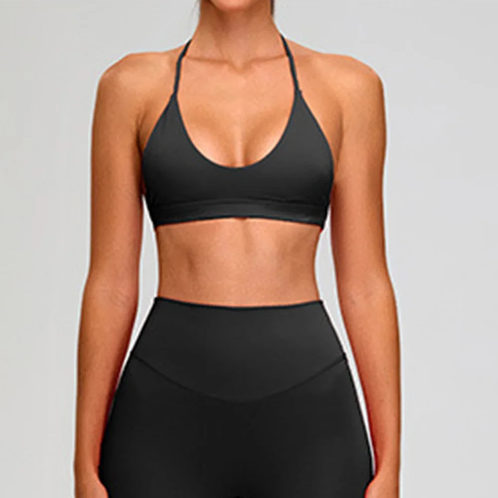 Sports Bra for Women Fitness Top Push Up Sport Bra Backless