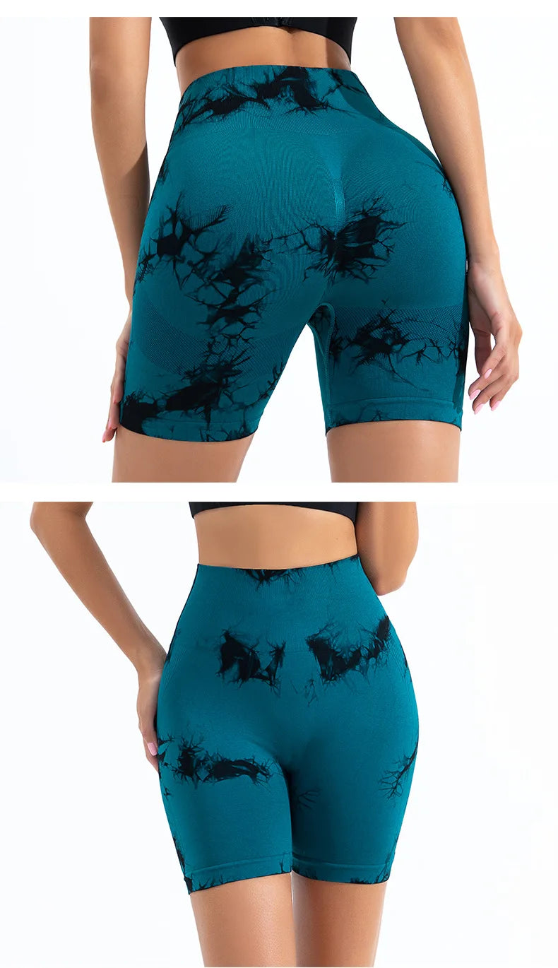 Summer Women High Waist Butt Lift Shorts Leggings