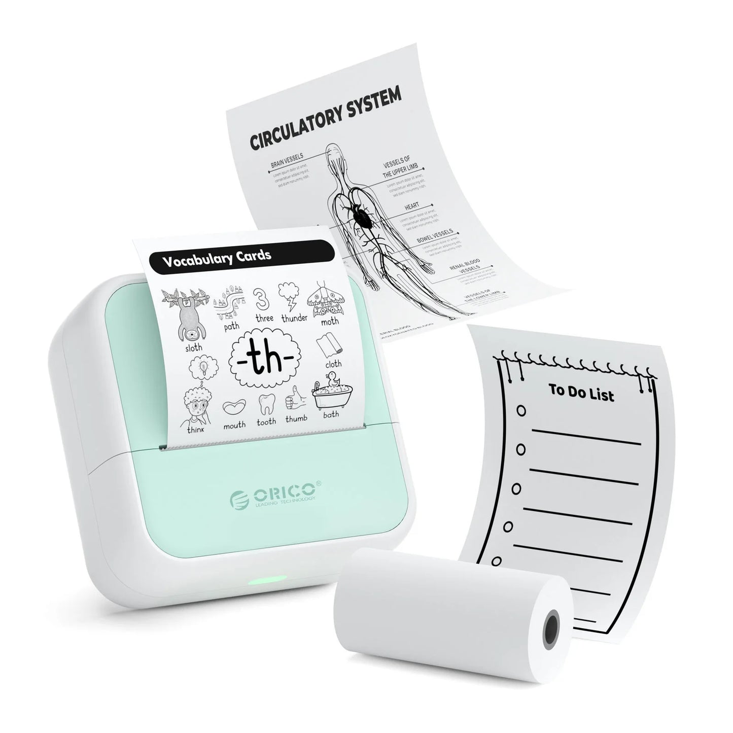 Mini Thermal Printer, DIY Printer, Ink-Free