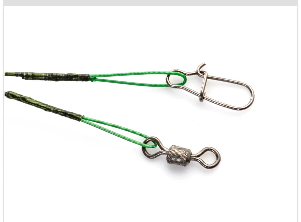 20pcs 16/20/25cm Stainless Steel Wire Leader Fishing