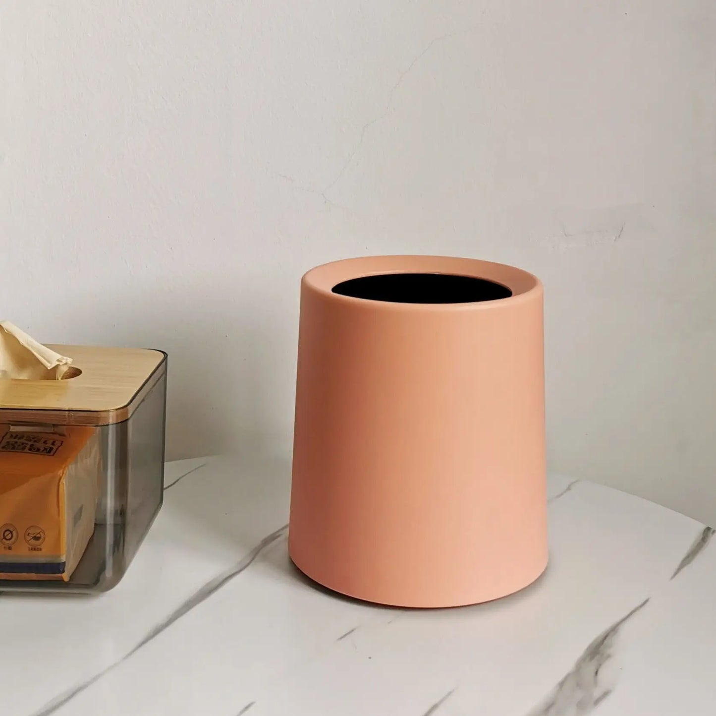 15x14cm trash can desktop trash can cute mini paper basket reaticve