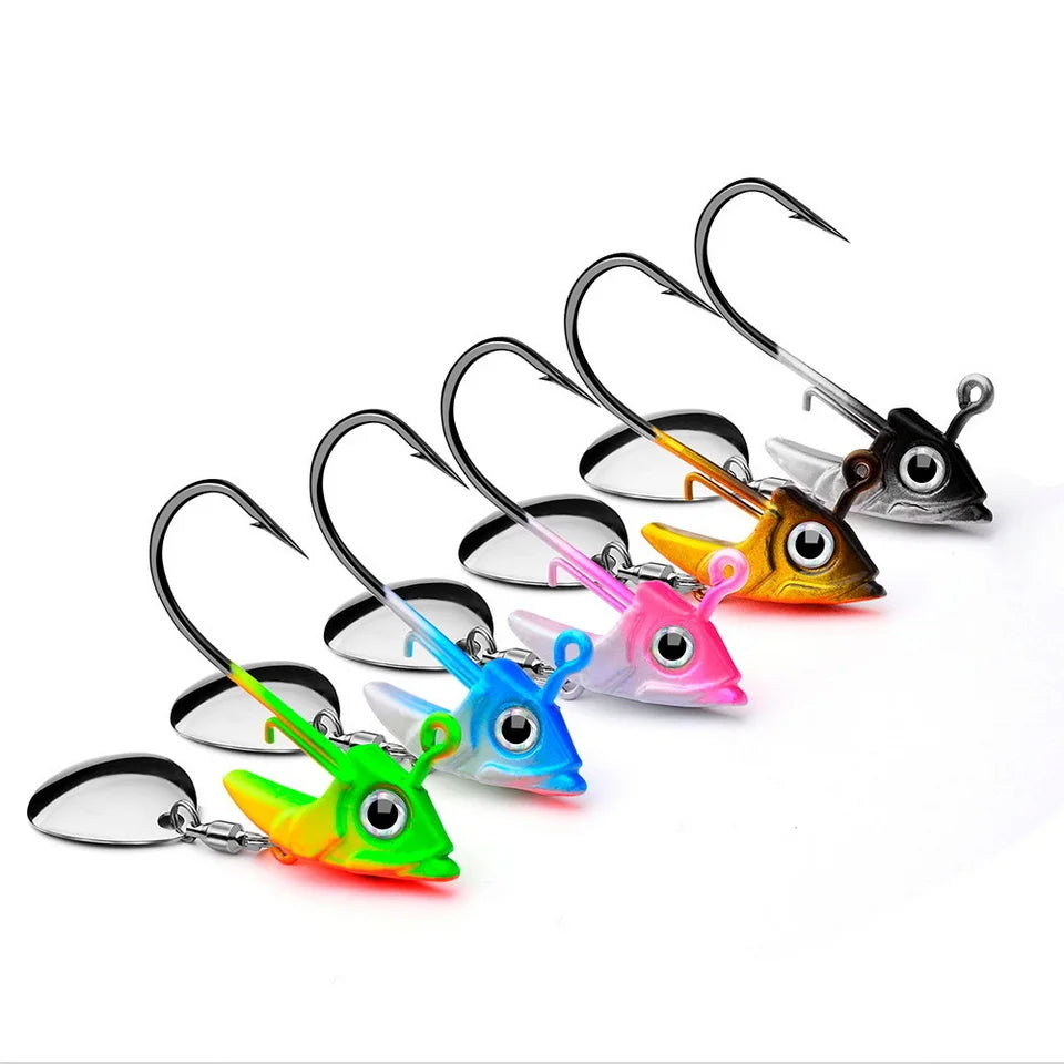 1pc Jig Head 7.5g 10.5g 15g Fishing Lures Sinking