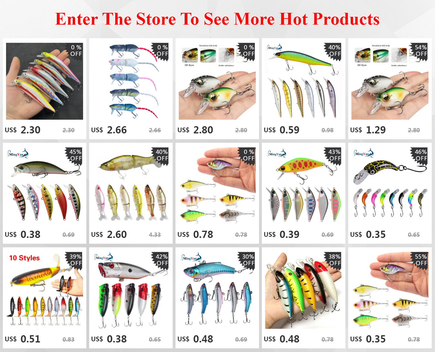 10cm 11g Swimbaits Bass Big Fish Fishing Lure Sinking Floating Wobblers Hard Bait Crankbait Minnow Lure for Pike Fishing Tackle