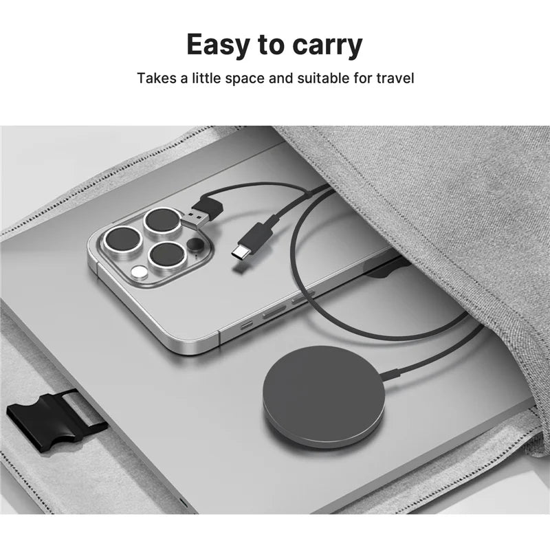 100W Magnetic Wireless Charger Pad USB