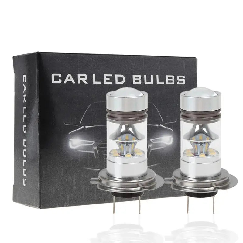 2Pcs Super Bright 100W H7 H4 LED Headlight