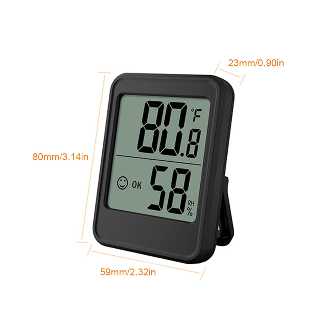 Large Size LCD Digital Thermometer Hygrometer Indoor Room Electronic