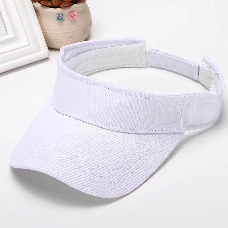 Sport Visor Hats Adjustable Empty Top Baseball Cap Sun
