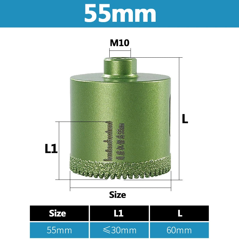 Serrated Dry Drilling Hole Opener Rock Slab/Marble/Quartzite/Granite/
