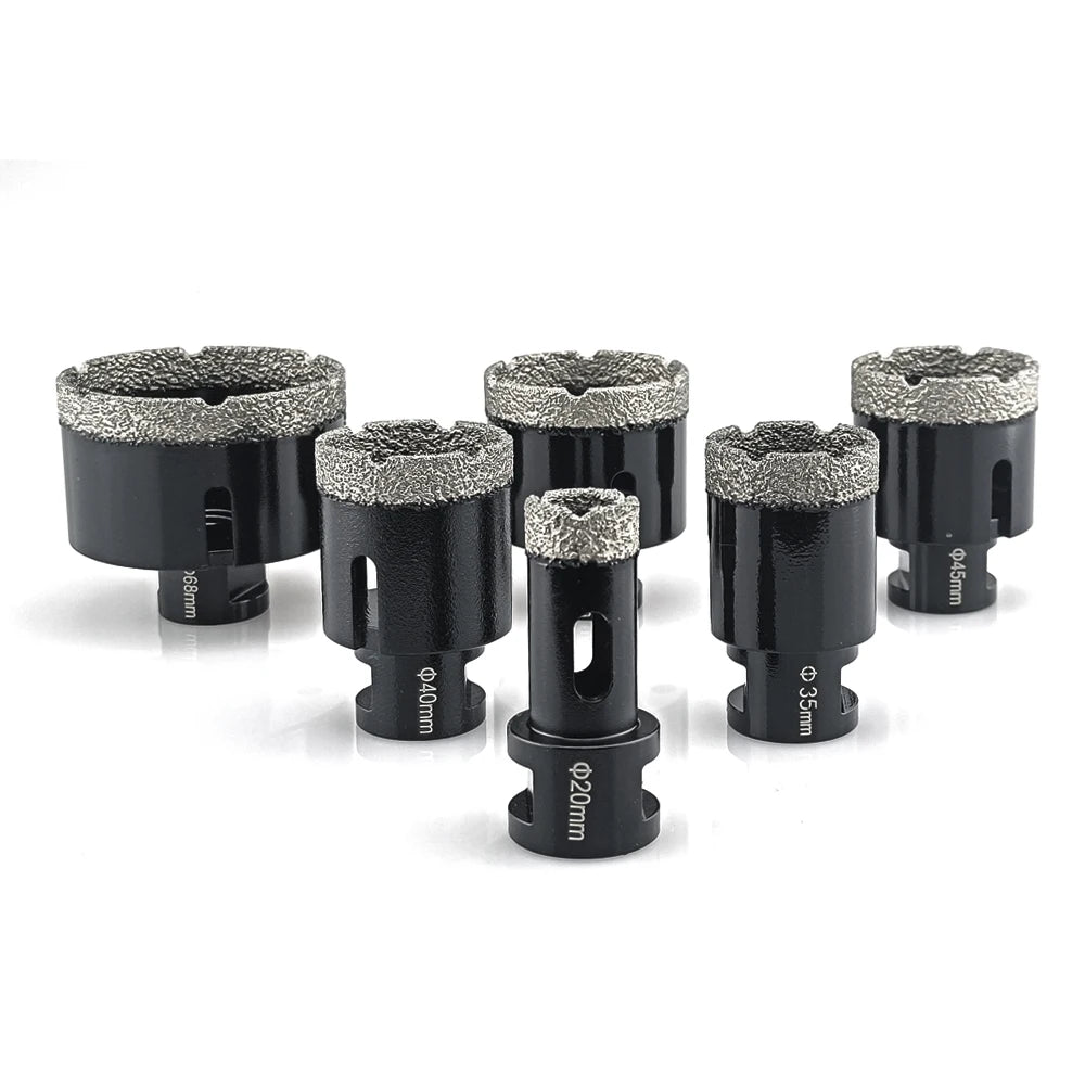 1 Pcs M14 Thread Diamond Dry Vacuum Brazed Drilling Core Bits