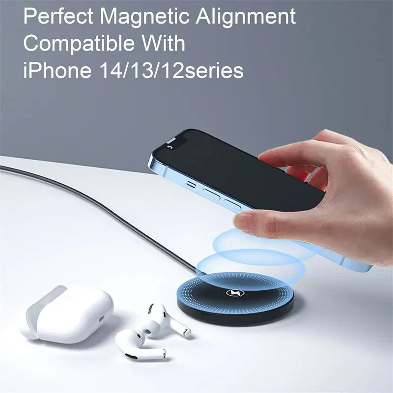30W Magnetic Wireless Charger Pad Fast Charging