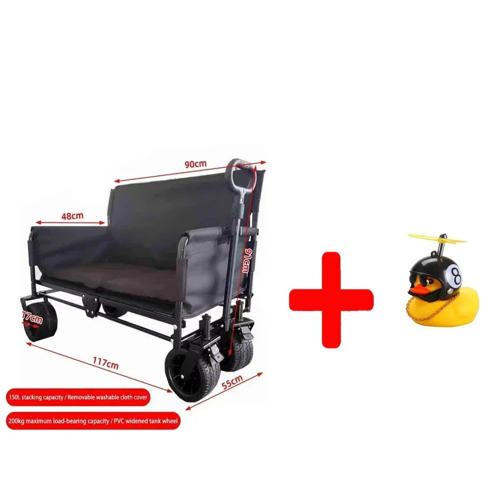 Hot SalesFolding Wagon Folding Sofa With Brakes Multiple Use