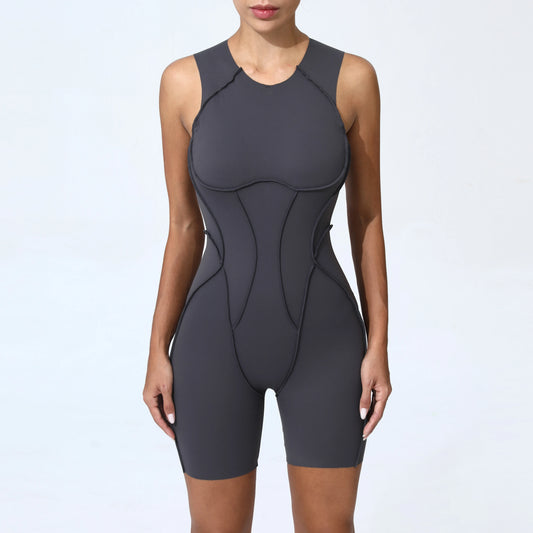 Sports Overalls Padding Sporty Jumpsuit Sportswear Woman