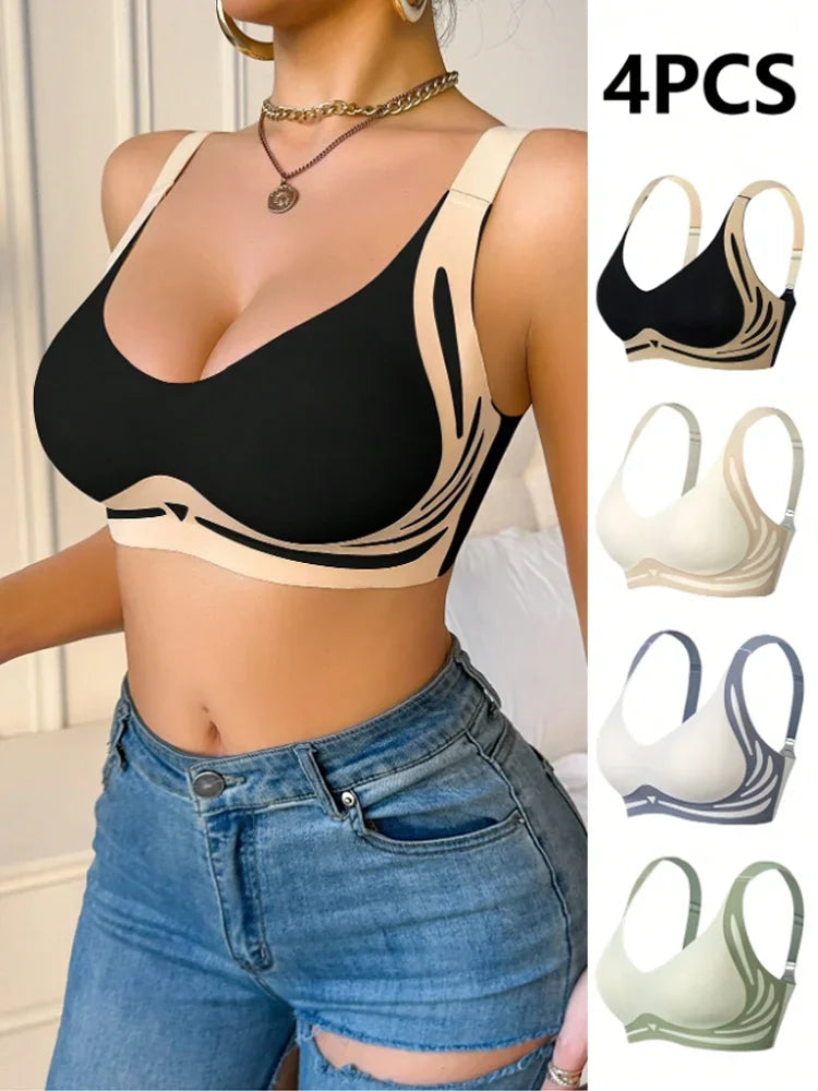 Push-up bh zonder beugel voor dames,