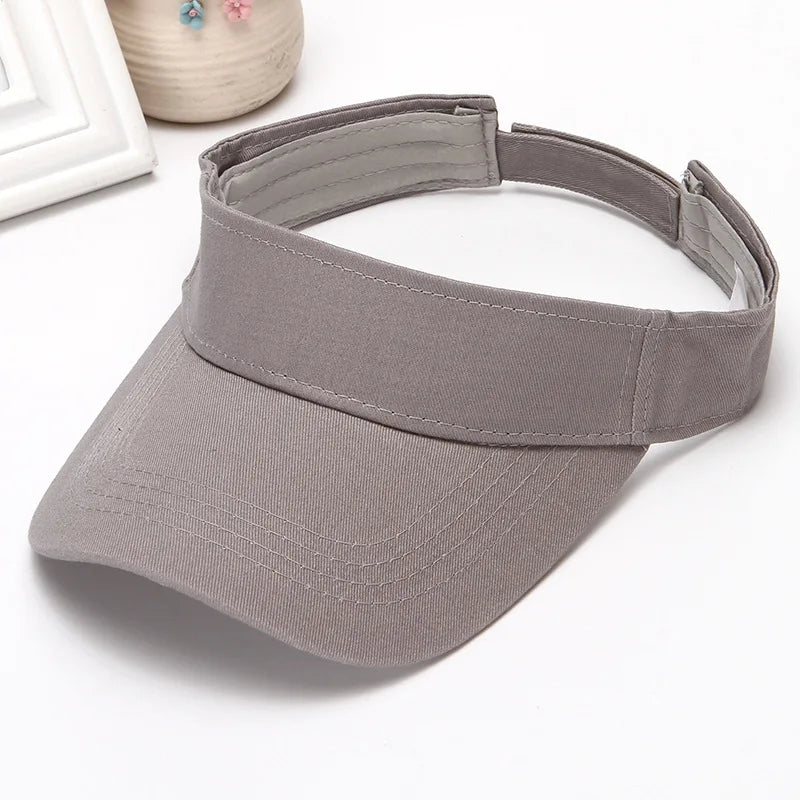 Sport Visor Hats Adjustable Empty Top Baseball Cap Sun