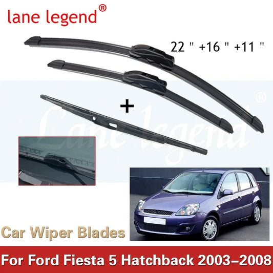 Auto voorruit ruitenwisserbladen voor Ford Fiesta Hatchback