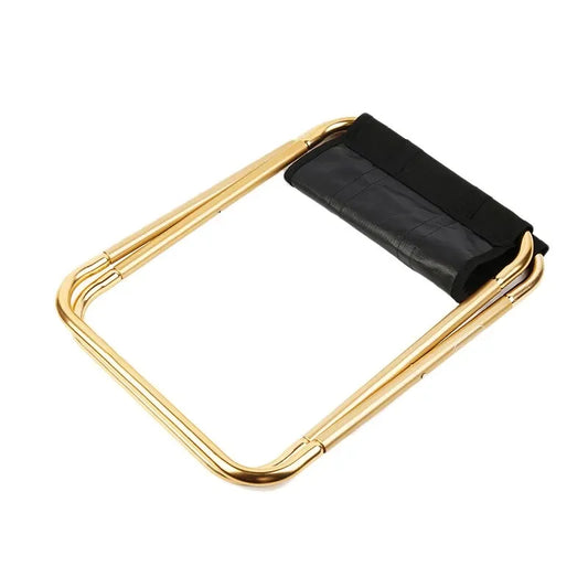 Outdoor Camping Chair Golden Aluminum Alloy