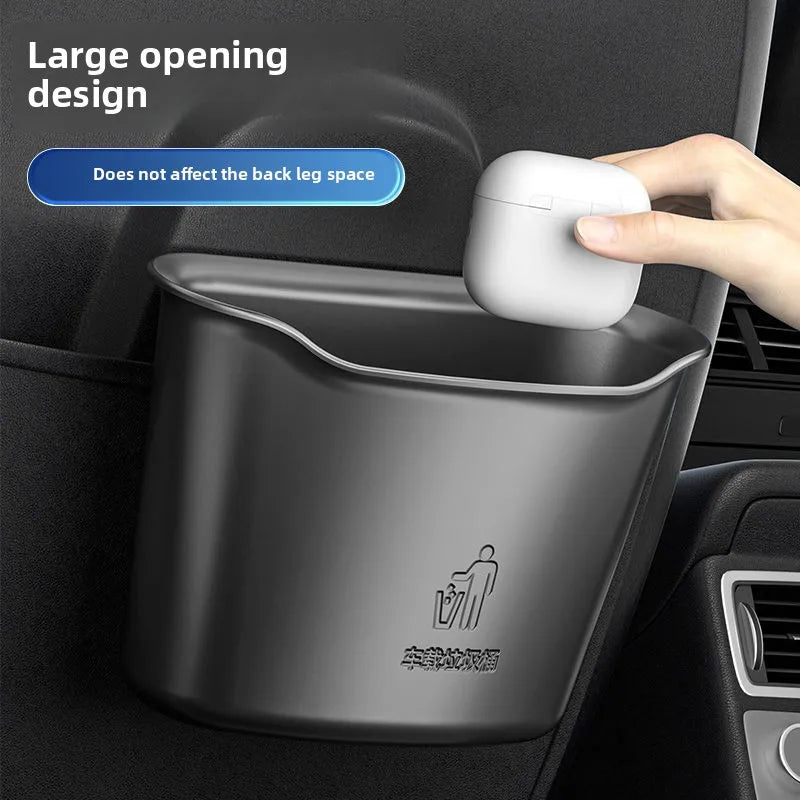 Car trash can, door hanging storage bucket, multi-functional front car umbrella