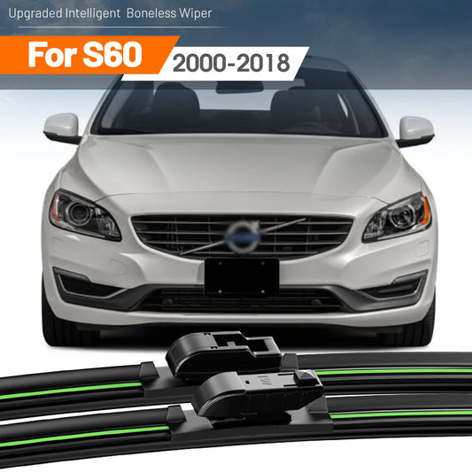 2 stuks voor Volvo S60 2000-2018 ruitenwisserbladen