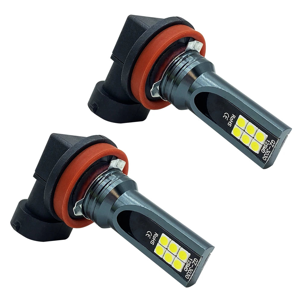 2Pcs 9005 9006 LED Headlight H11 H8 H9 H10 H1 H3