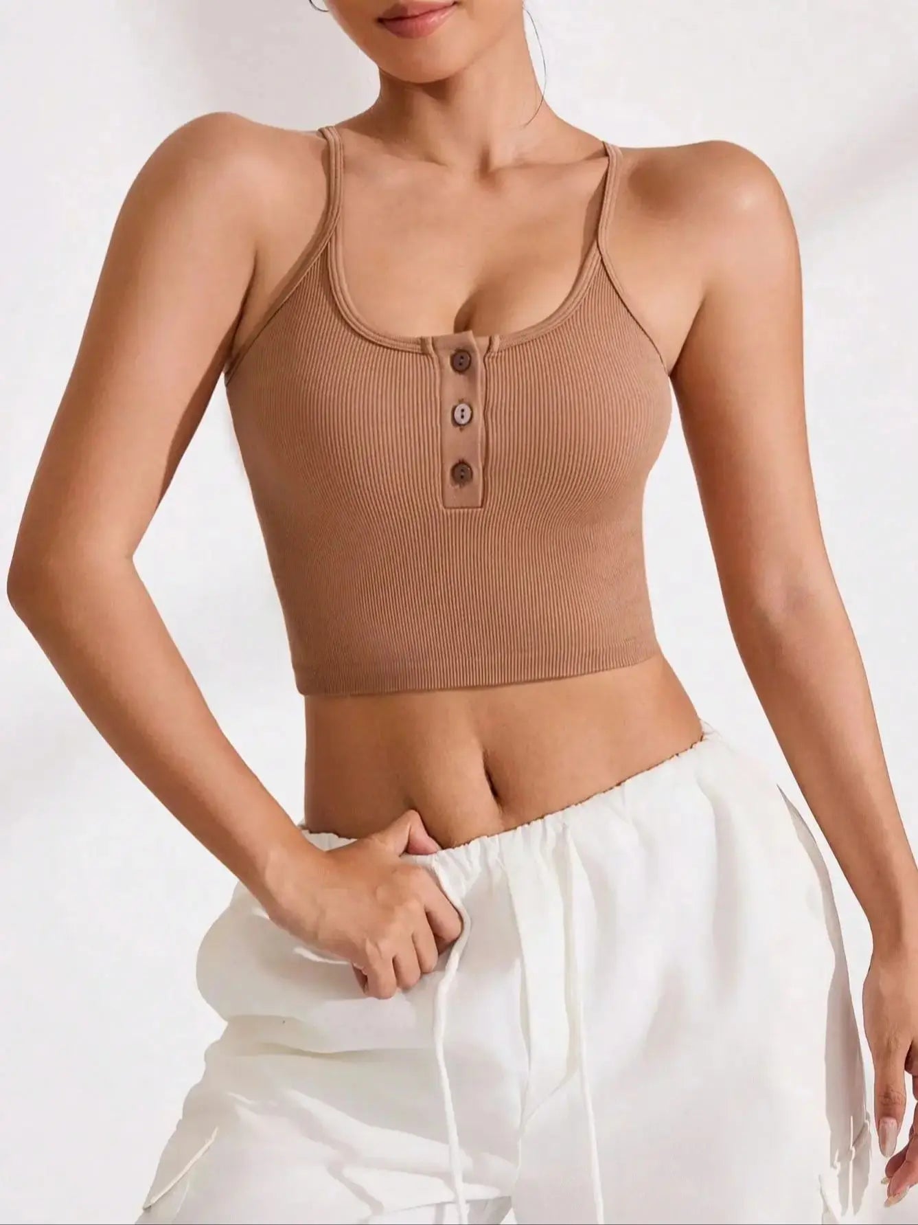 Summer Women's Sleeveless Sports Vest  Slim-fit Quick-Dry Sports