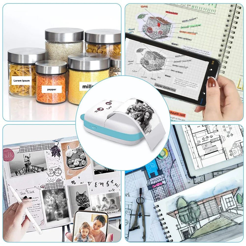 Mini Printer Portable Bluetooth Wireless Smart Label