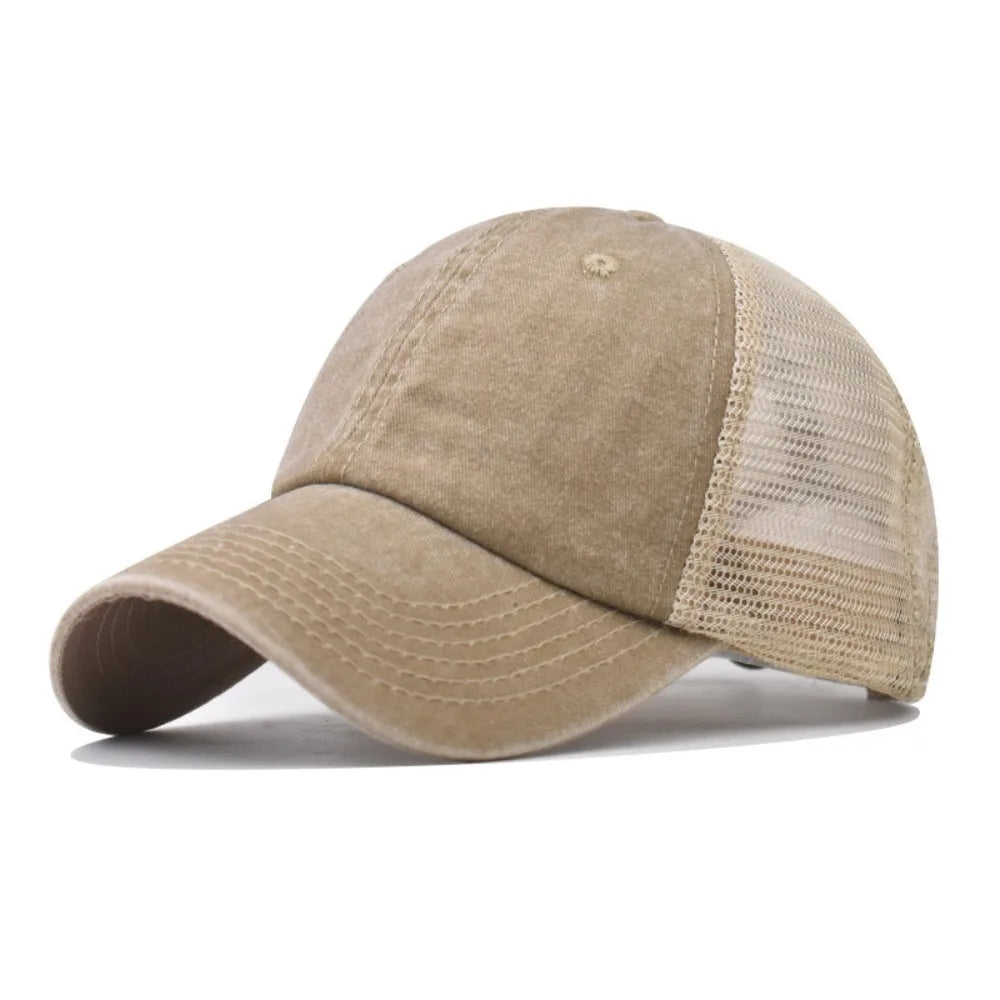 UV Protection Sport Hat Washed Cotton Baseball Cap