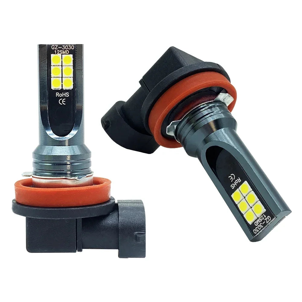 2Pcs 9005 9006 LED Headlight H11 H8 H9 H10 H1 H3