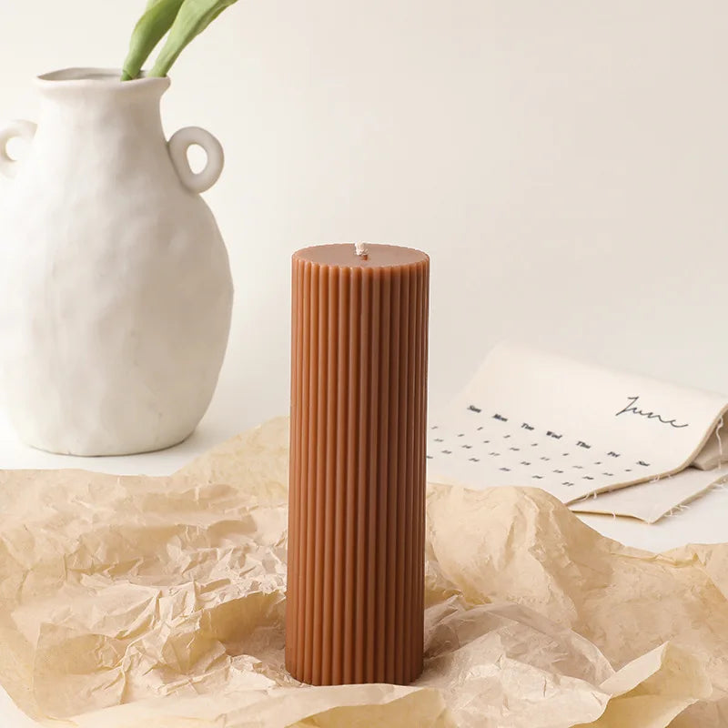 Pillar Candles Cylindrical gear candle household