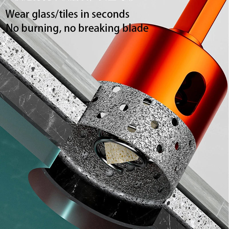 Diamond Brazed Core Dry Drill Bit for Porcelain Tiles Marble