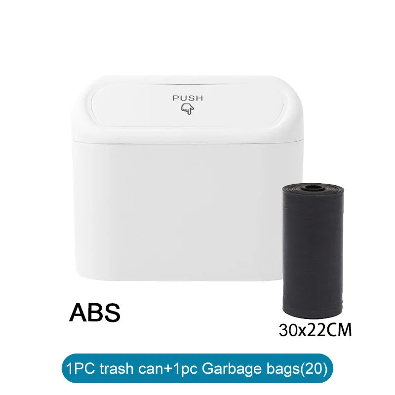 Car Trash Can (with Lid) Contains 60 (300) Garbage Bags,
