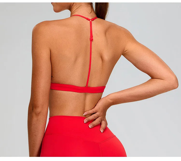 Sports Bra for Women Fitness Top Push Up Sport Bra Backless