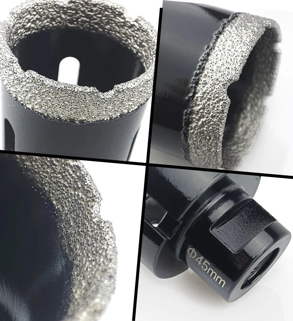 1 Pcs M14 Thread Diamond Dry Vacuum Brazed Drilling Core Bits