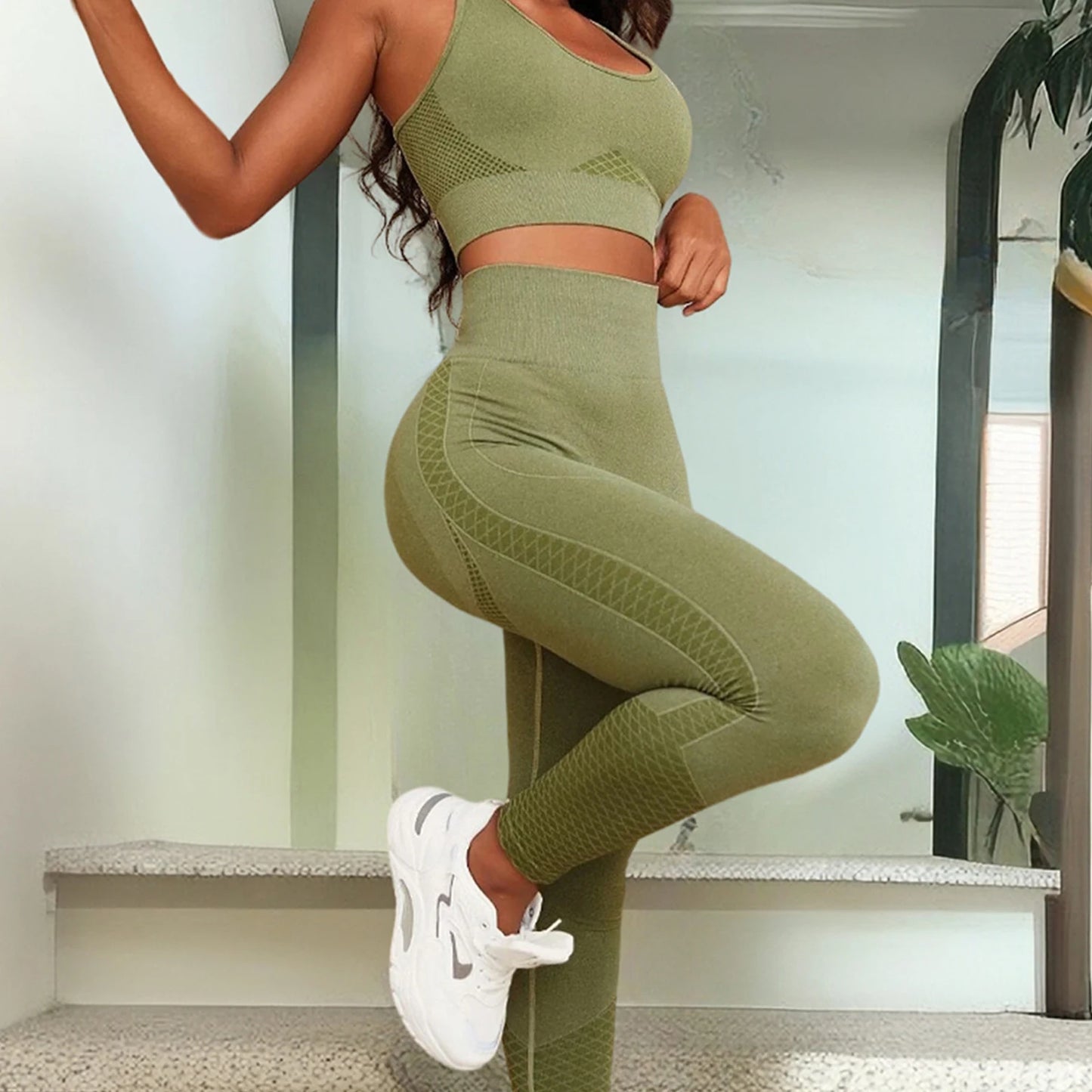 Women's Tracksuit Fitness Suit Yoga Sets Sportswear