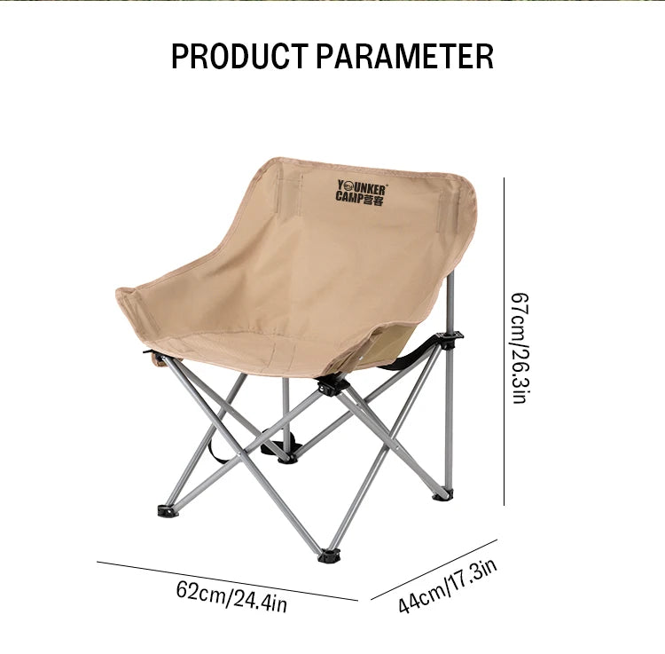 Outdoor Folding Moon Chair Portable Chair Camping