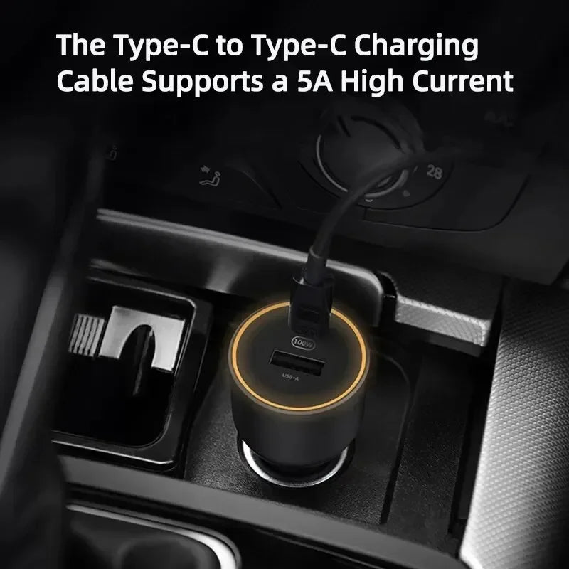 Original Xiaomi Mijia 100W Car Charger Dual USB