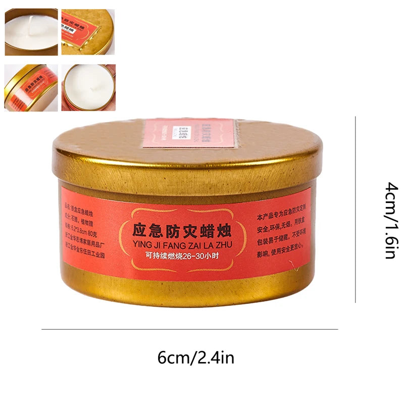 Windproof Candles 30 Hour Light Long Lasting