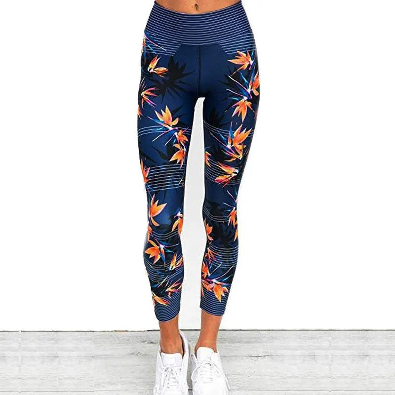 Leggings Fashion Camouflage Maple Leaf