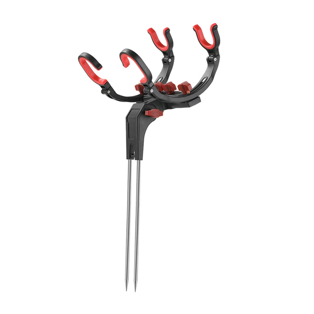 Fishing Fixed Pole Holder Foldable Bracket Sea Lake Single/Double