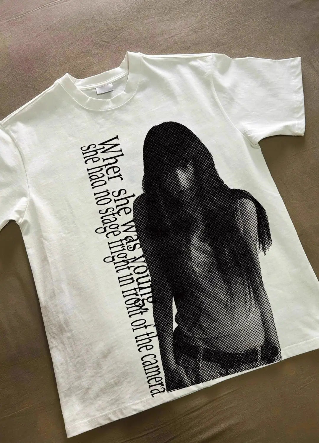 Men and Women T Shirts Short Sleeve Print O-neck Tees Y2k Tops Casual Fashion