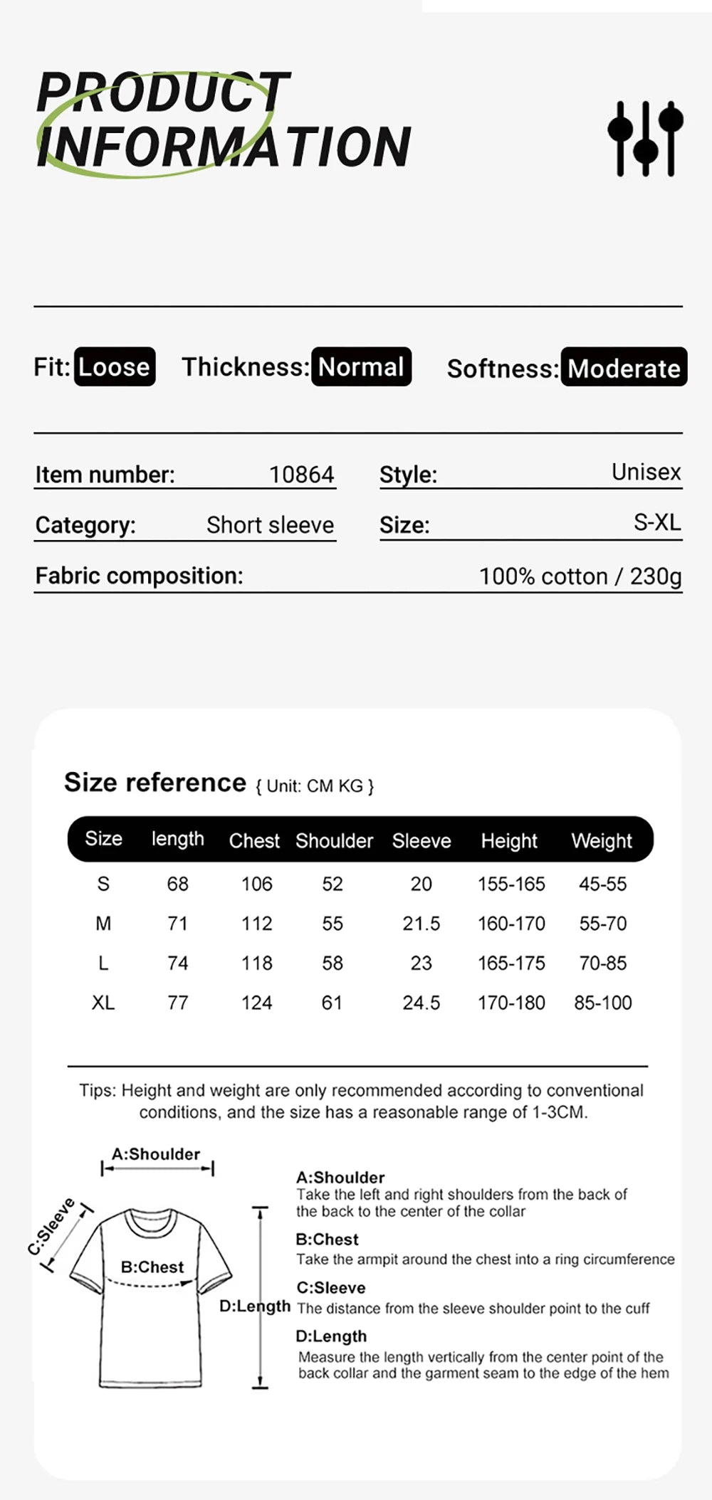 Men's Women Washed Vintage T-Shirts Street Hip Hop Retro Punk T Shirt