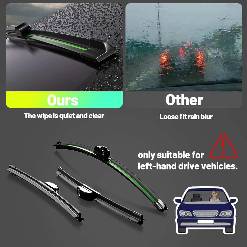 Voor Smart ForTwo 450 451 453 1998-2019 2 stuks voorruitwisserbladen