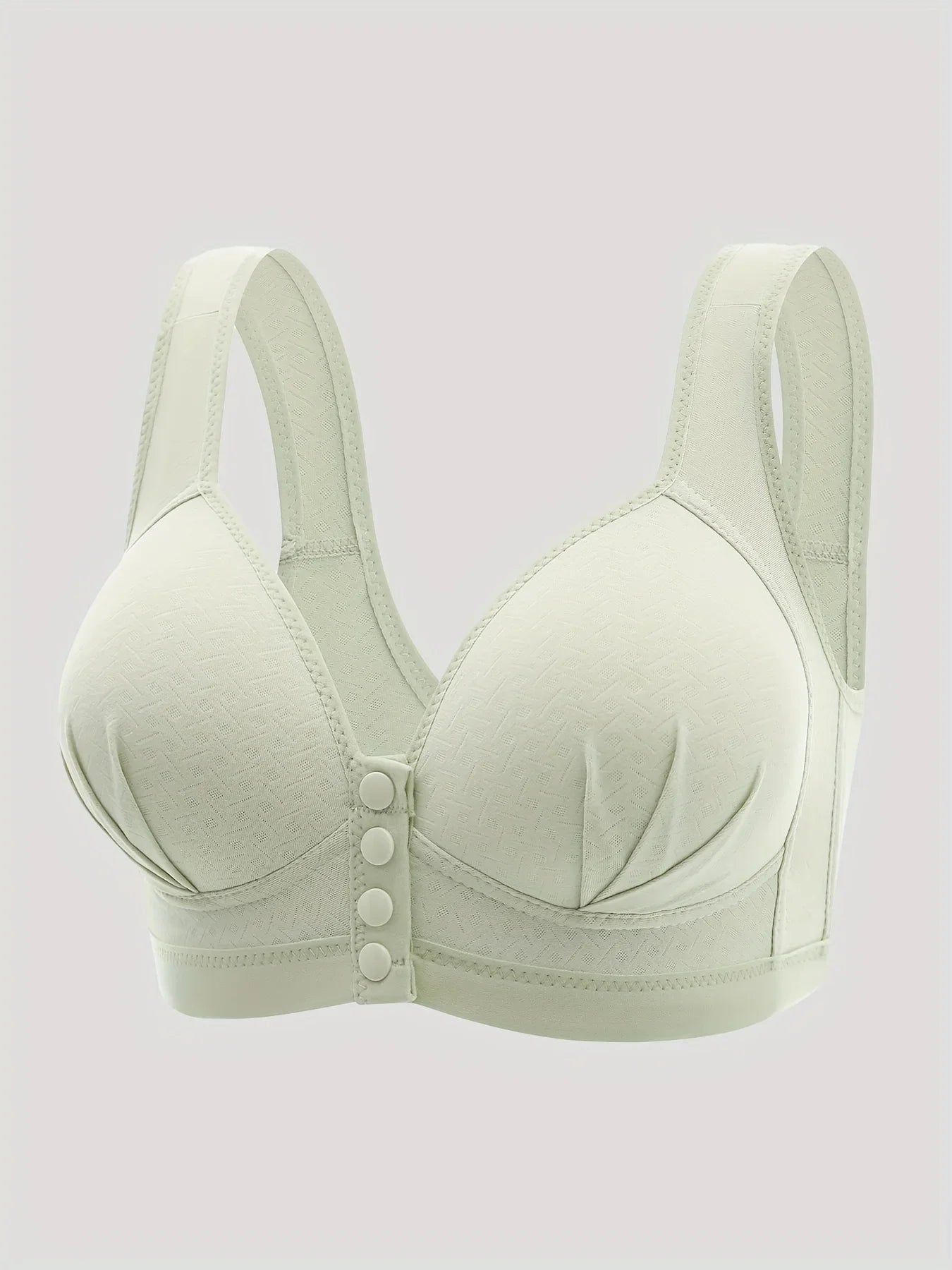 Comfortabele draadloze bh met dunne katoenen cups,