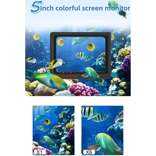 5-inch 4K underwater fishing camera