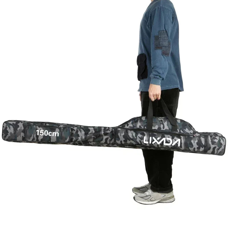 Lixada 3 Layers Fishing Pole Bag