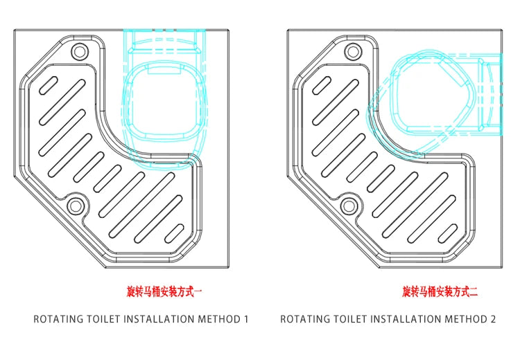 OEM Camper Toilet Base for RV Yacht 900x1000 Bathroom Non-slip