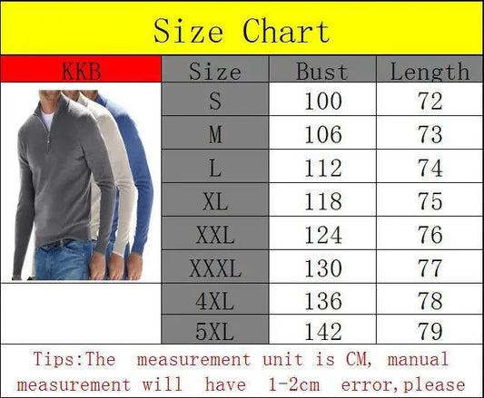 2025 Long Sleeved Sweater Men's Base Sweater for men in