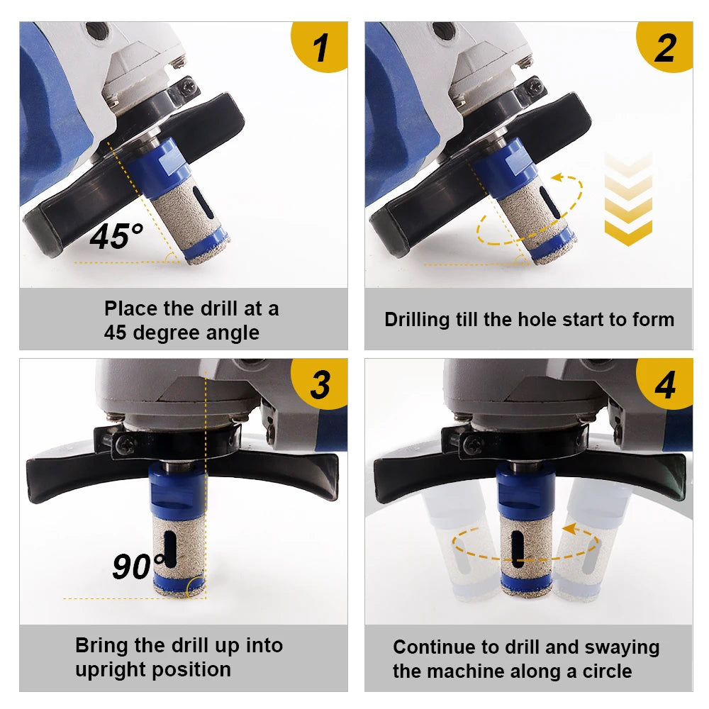SHDIATOOL Diamond Drilling Finger Milling Bits Dia